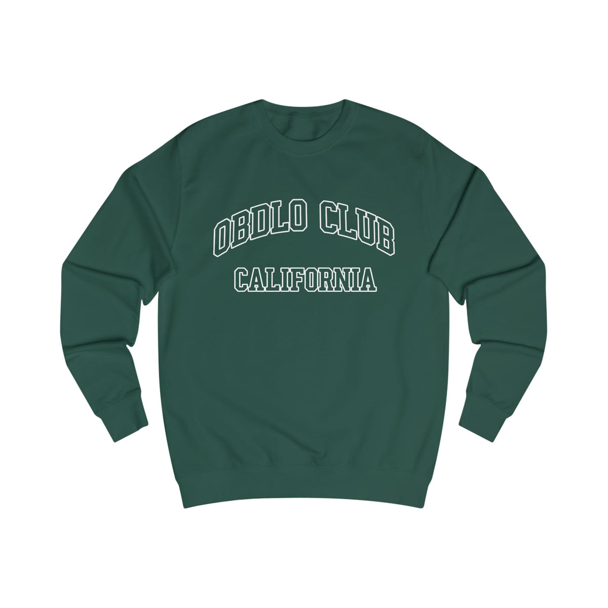 Tennis Club crewneck in jet black, unisex crewneck