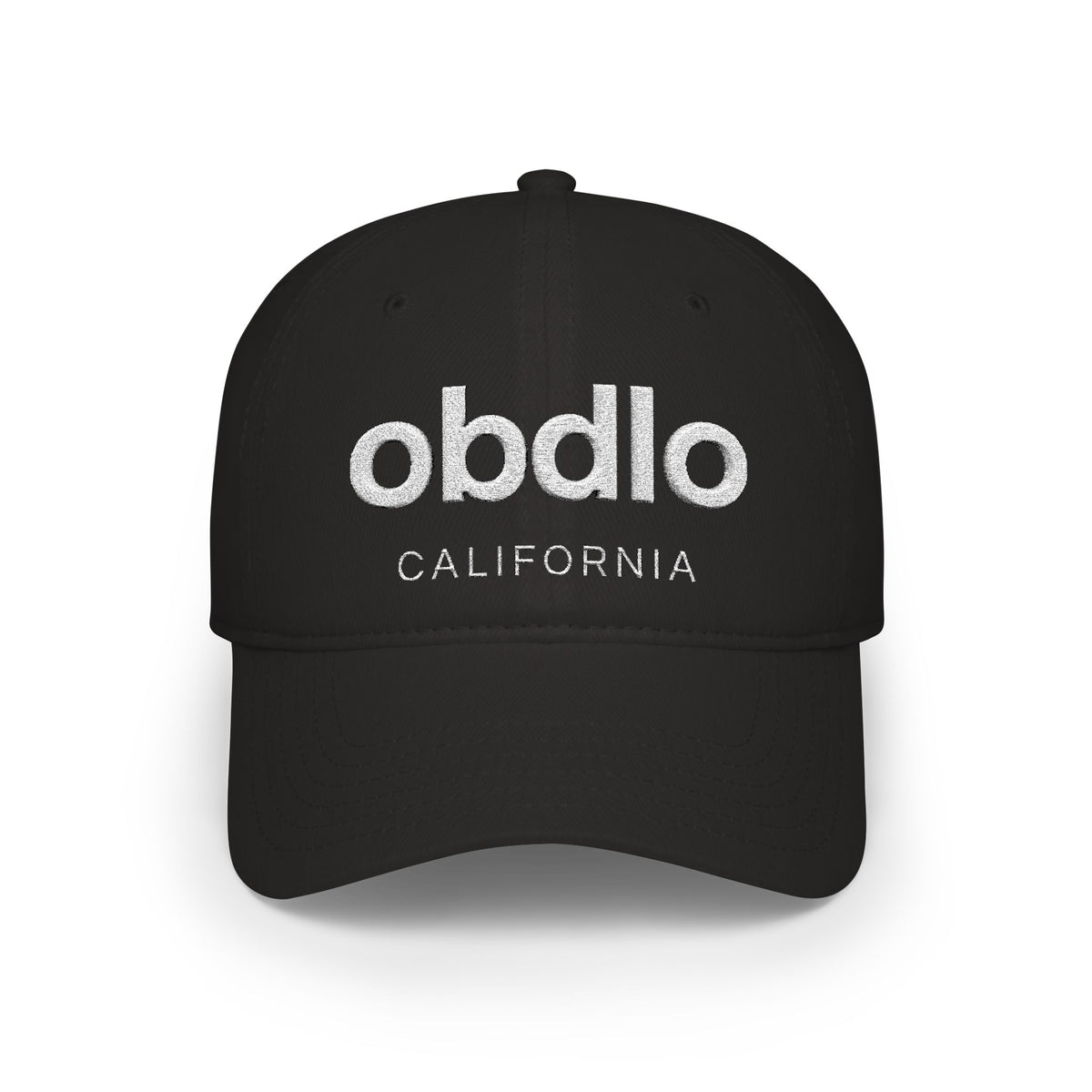 OBDLO California Low Profile cap, embroidered minimalist baseball cap