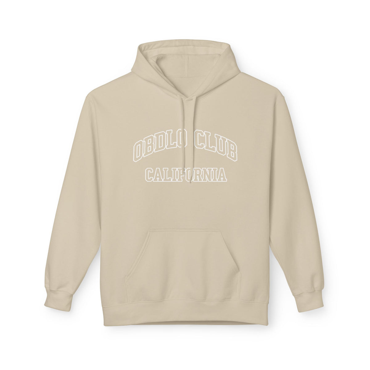 The California hoodie in cocoa brown, heavyweight fleece