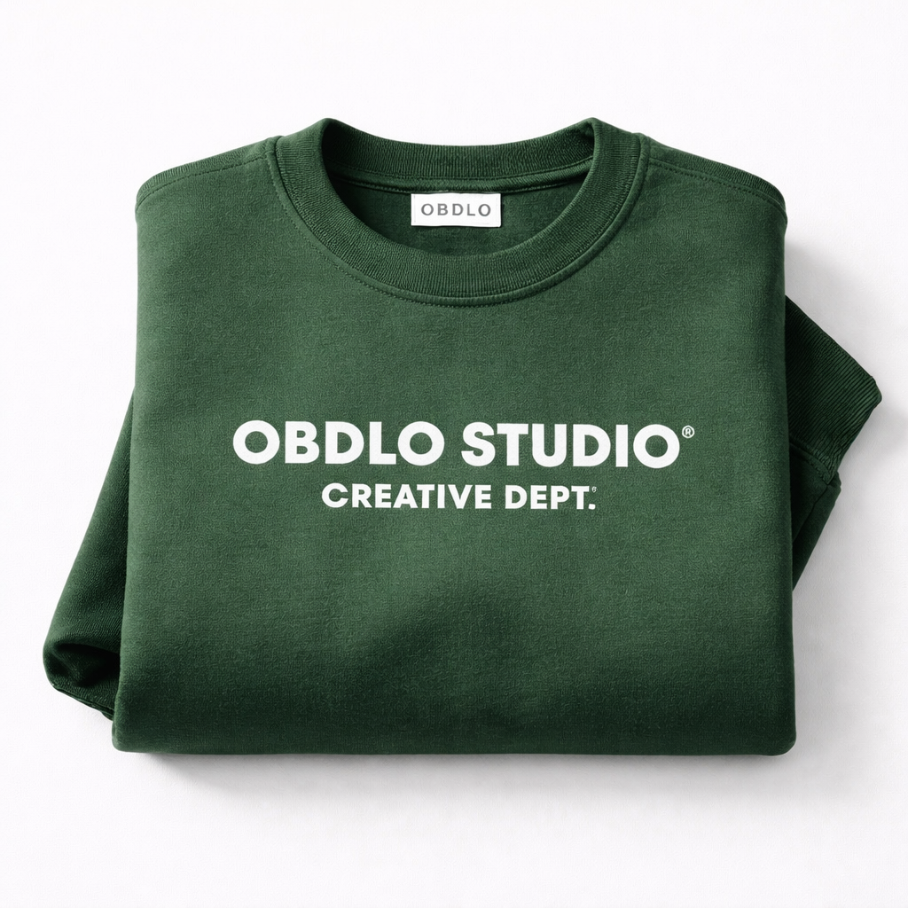 OBDLO Studio® Forest Crewneck — Creative Dept. Signature Sweatshirt